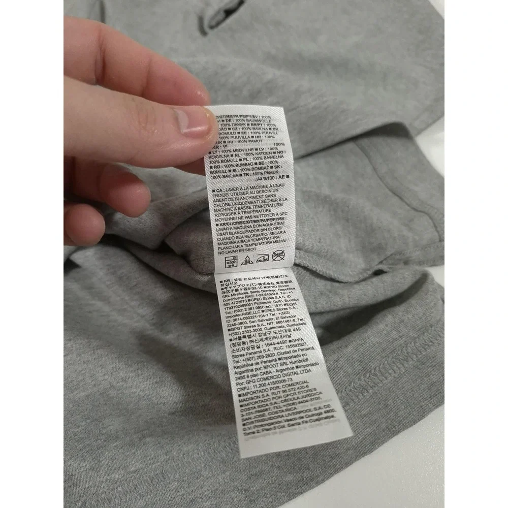 Banana Republic Polo Shirt Mens L Gray Jersey Cotton Lux Pocket Long Sleeve NWT